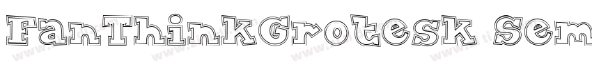 FanThinkGrotesk Semi字体转换